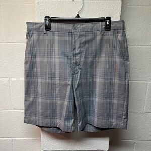Pebble Beach Men's Gray Checkered Shorts